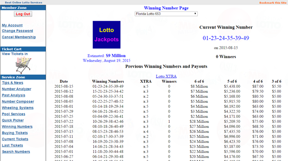 fla lottery winning numbers post